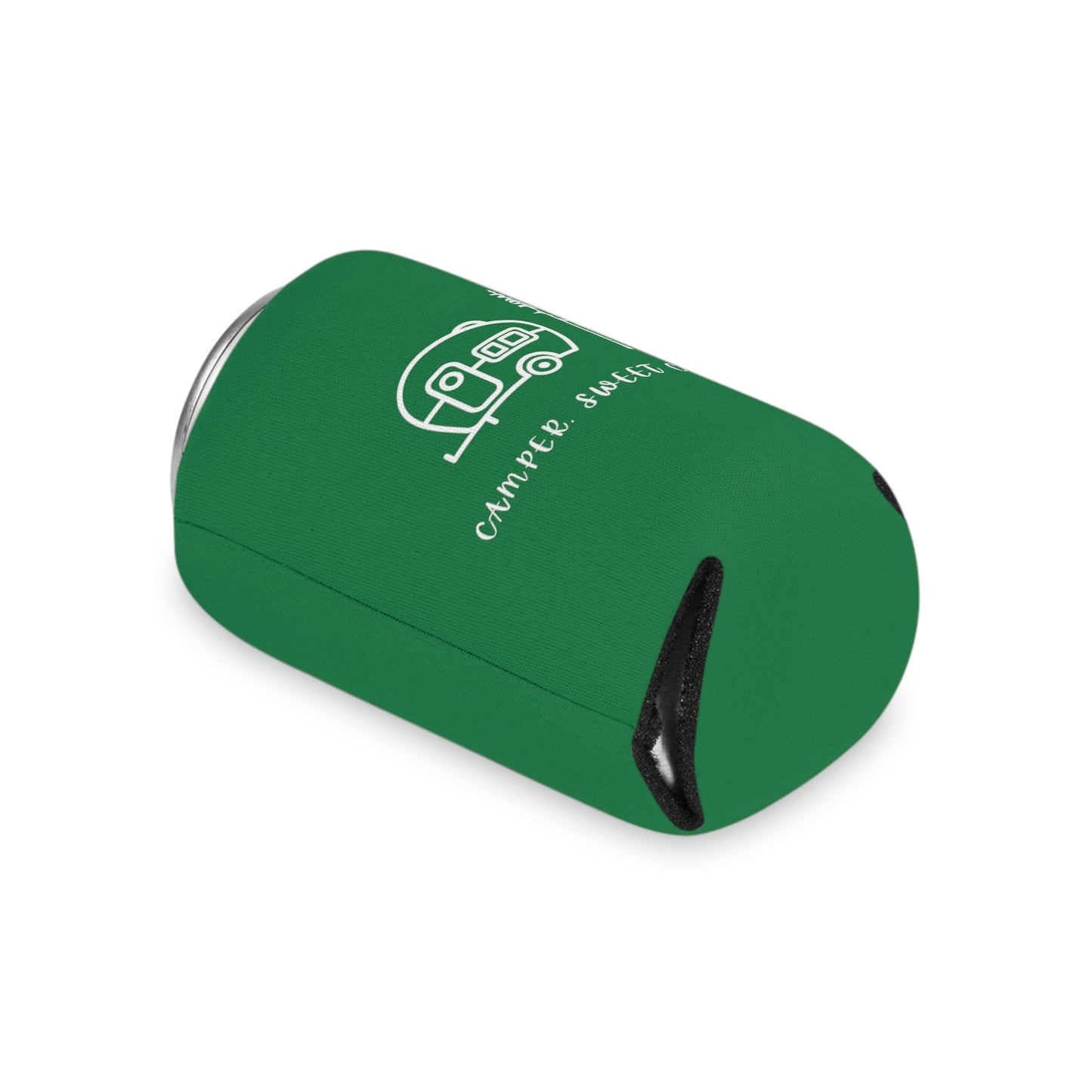 Camper, Sweet Camper Can Cooler, Green