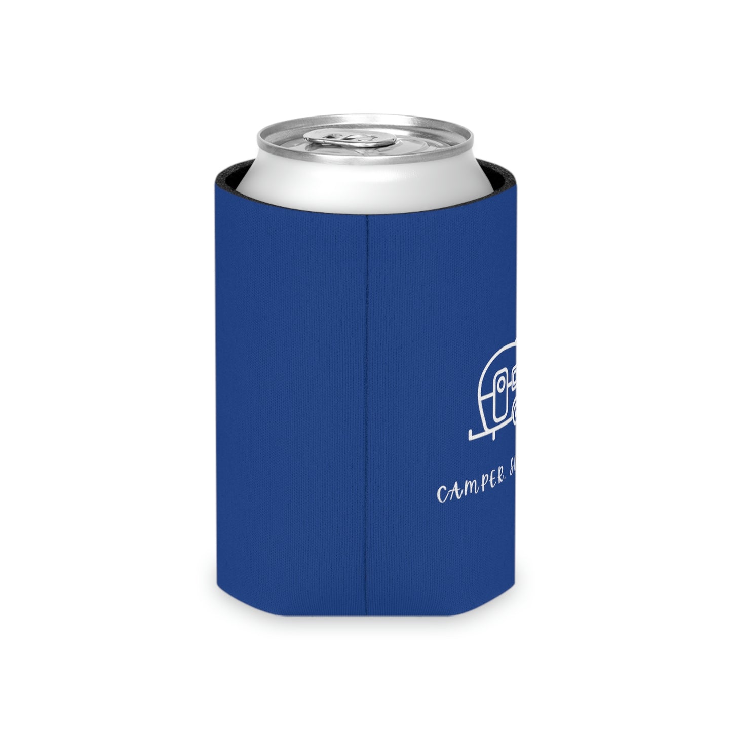 Camper, Sweet Camper Can Cooler, Blue