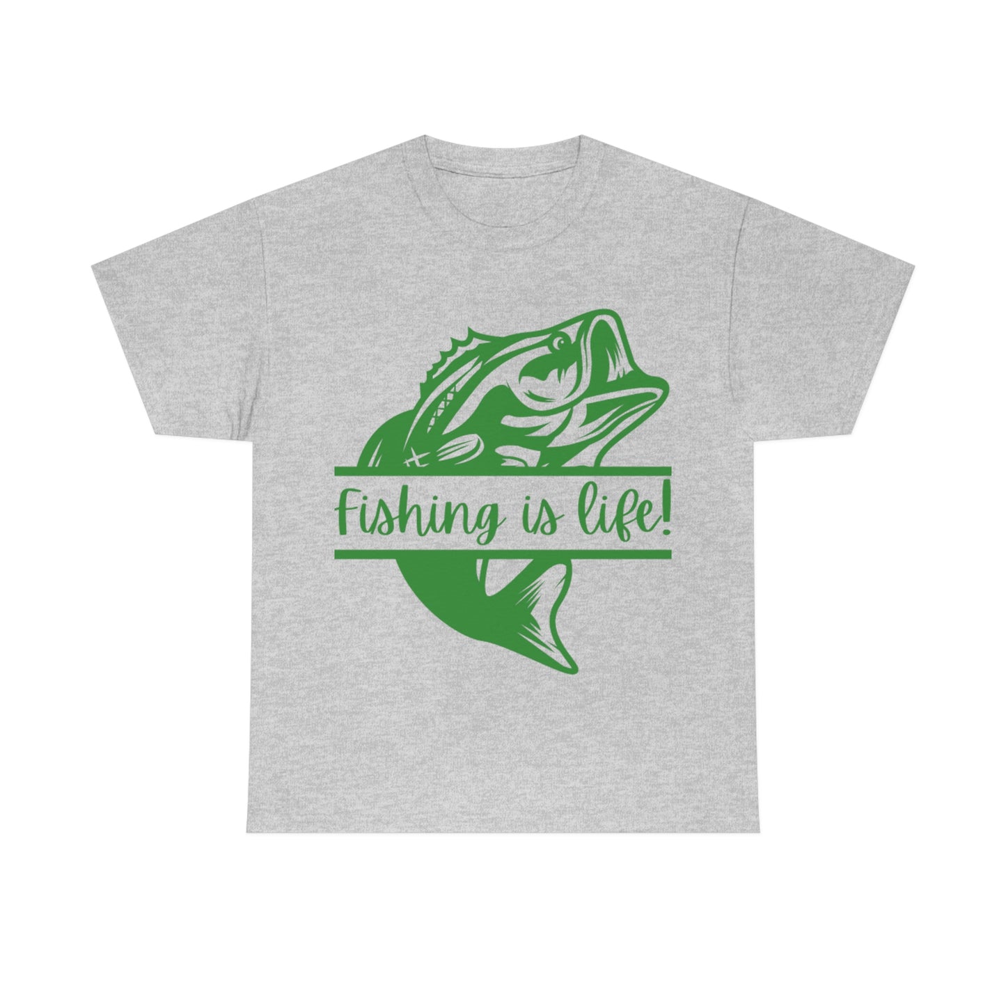 Fishing is Life! Unisex Heavy Cotton Tee