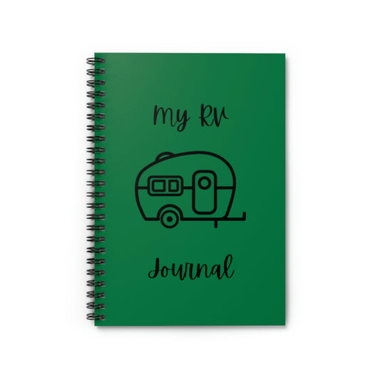 My RV Journal Spiral Notebook - Ruled Line