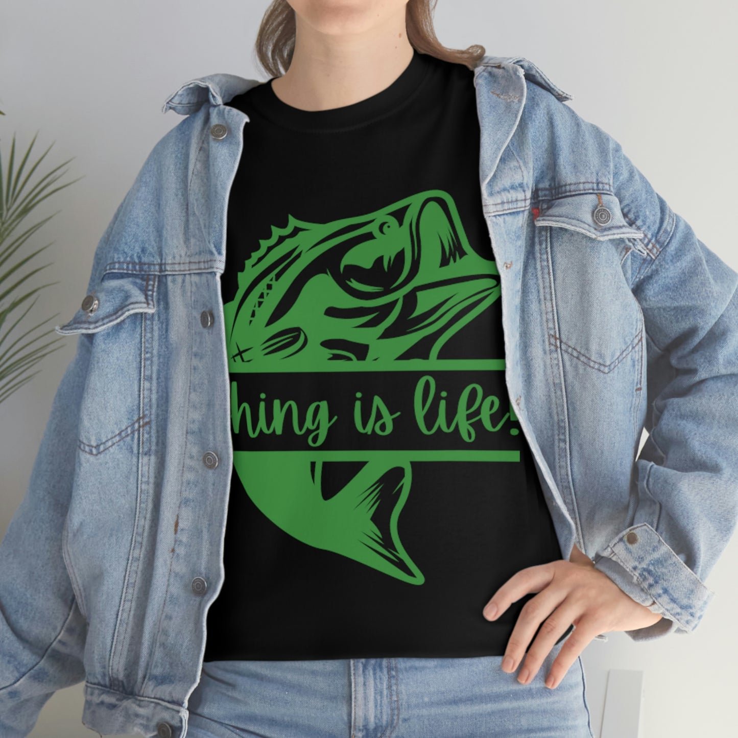 Fishing is Life! Unisex Heavy Cotton Tee