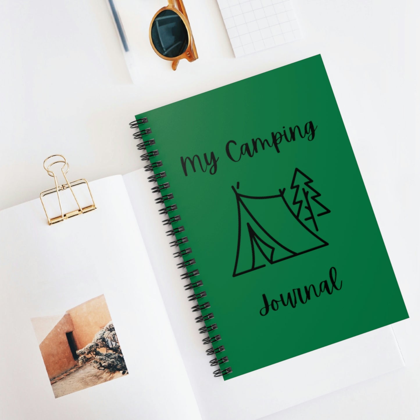 My Camping Journal Spiral Notebook - Ruled Line