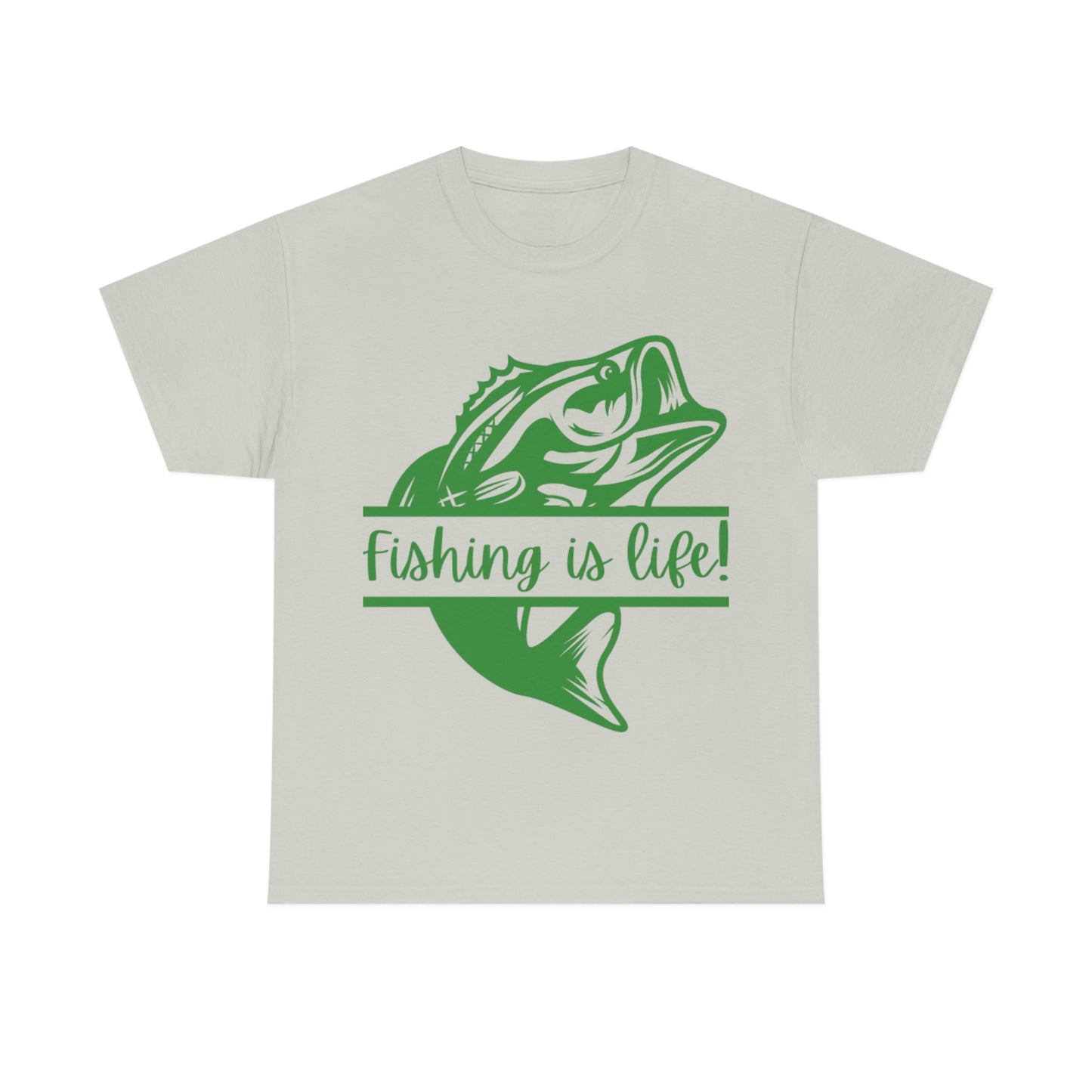 Fishing is Life! Unisex Heavy Cotton Tee