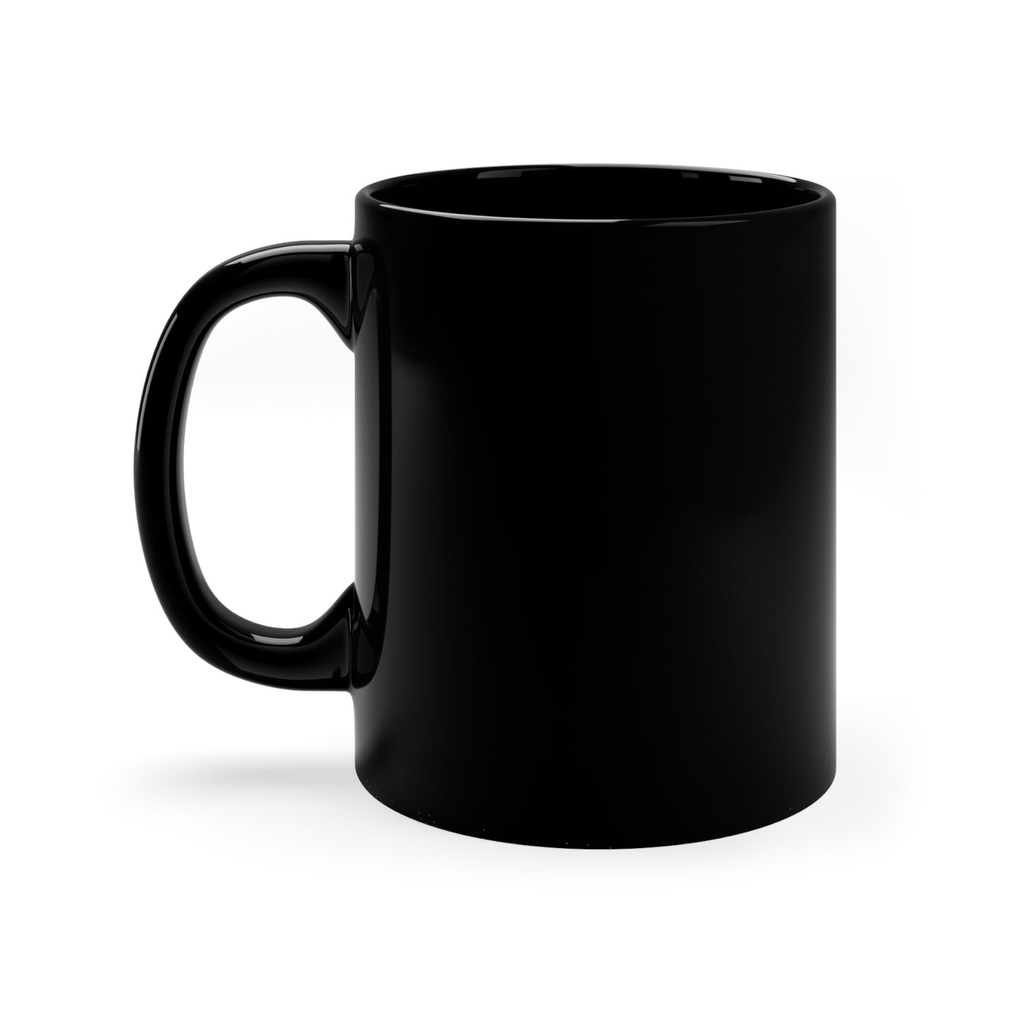 11oz I "Heart" Camping Black Mug