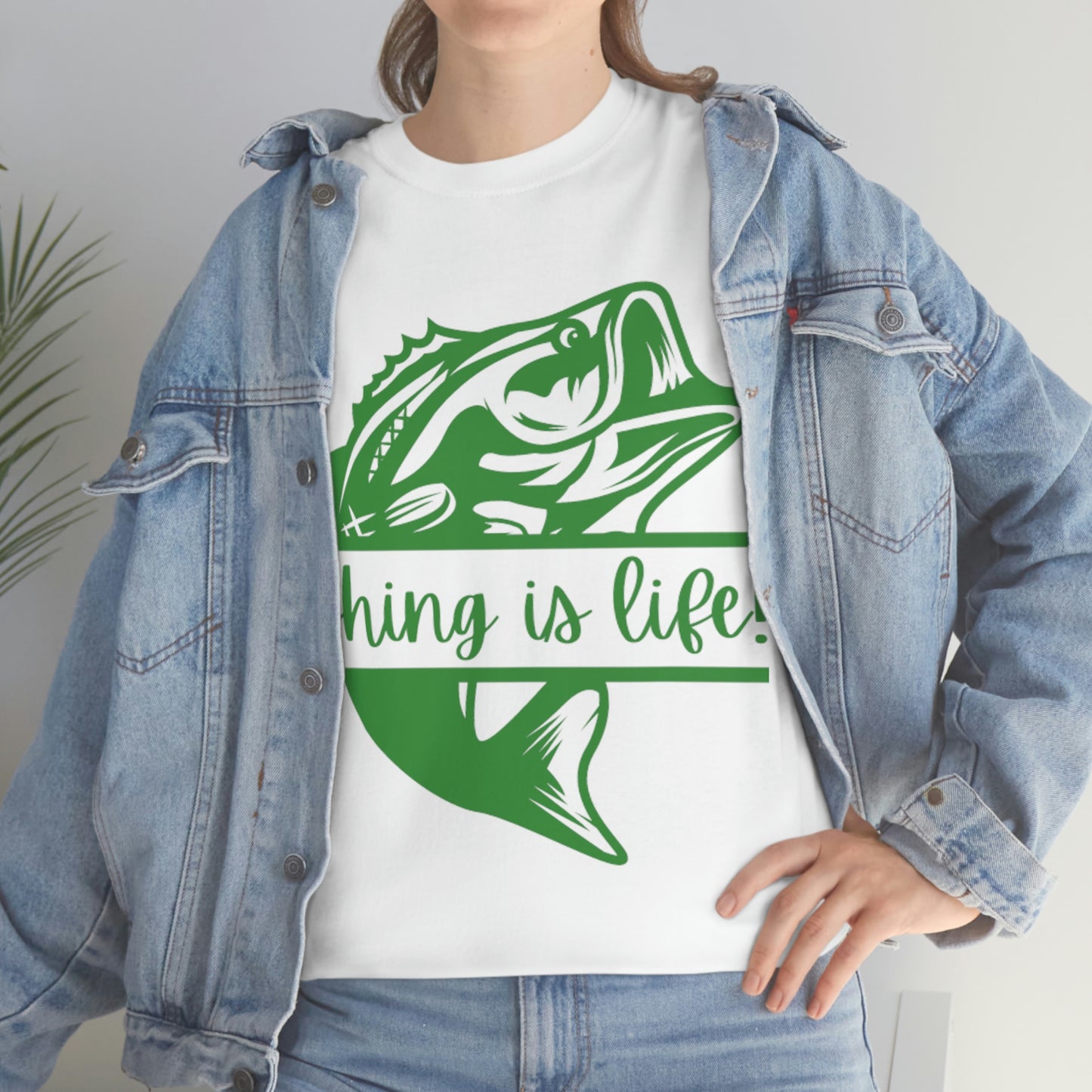 Fishing is Life! Unisex Heavy Cotton Tee