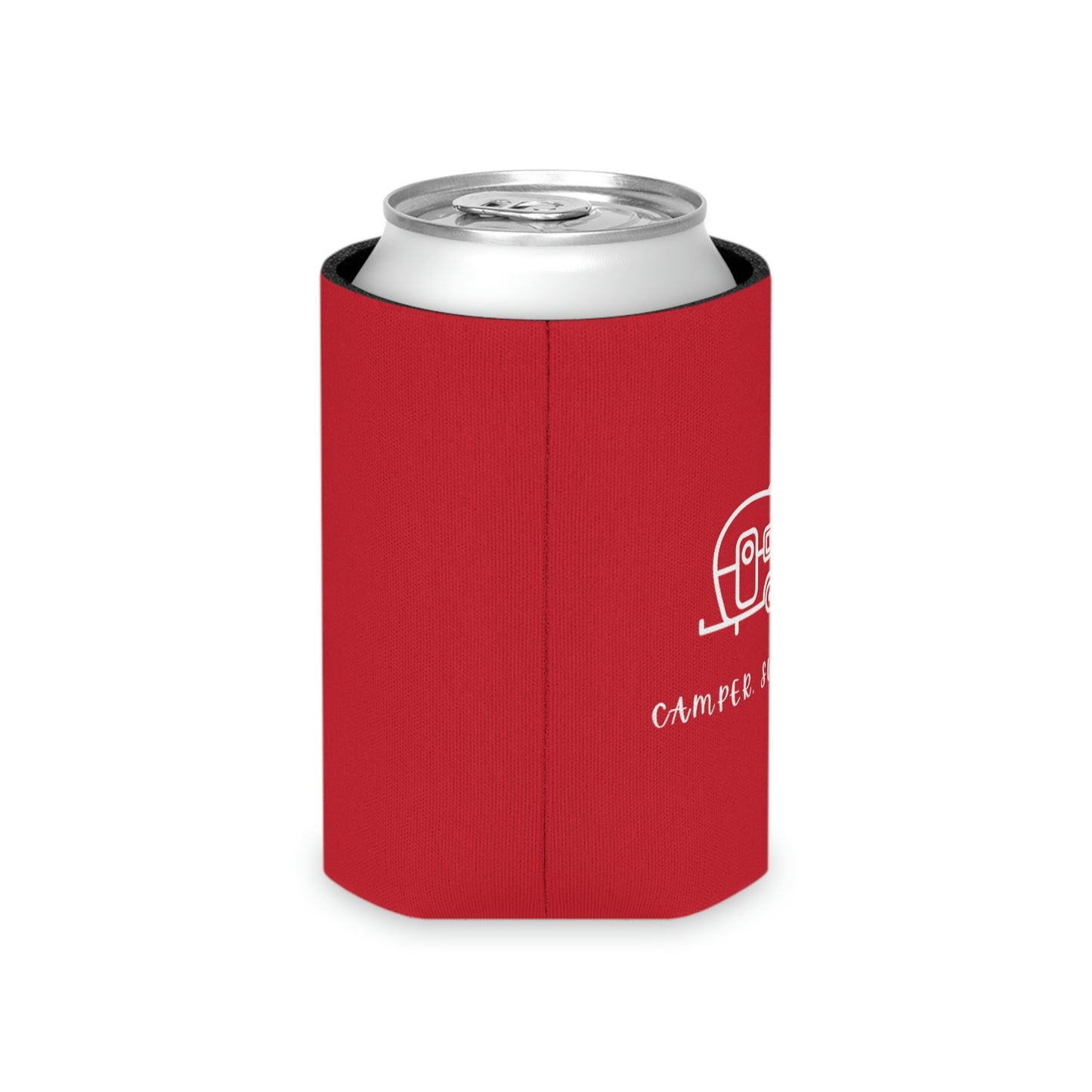 Camper, Sweet Camper Can Cooler, Red