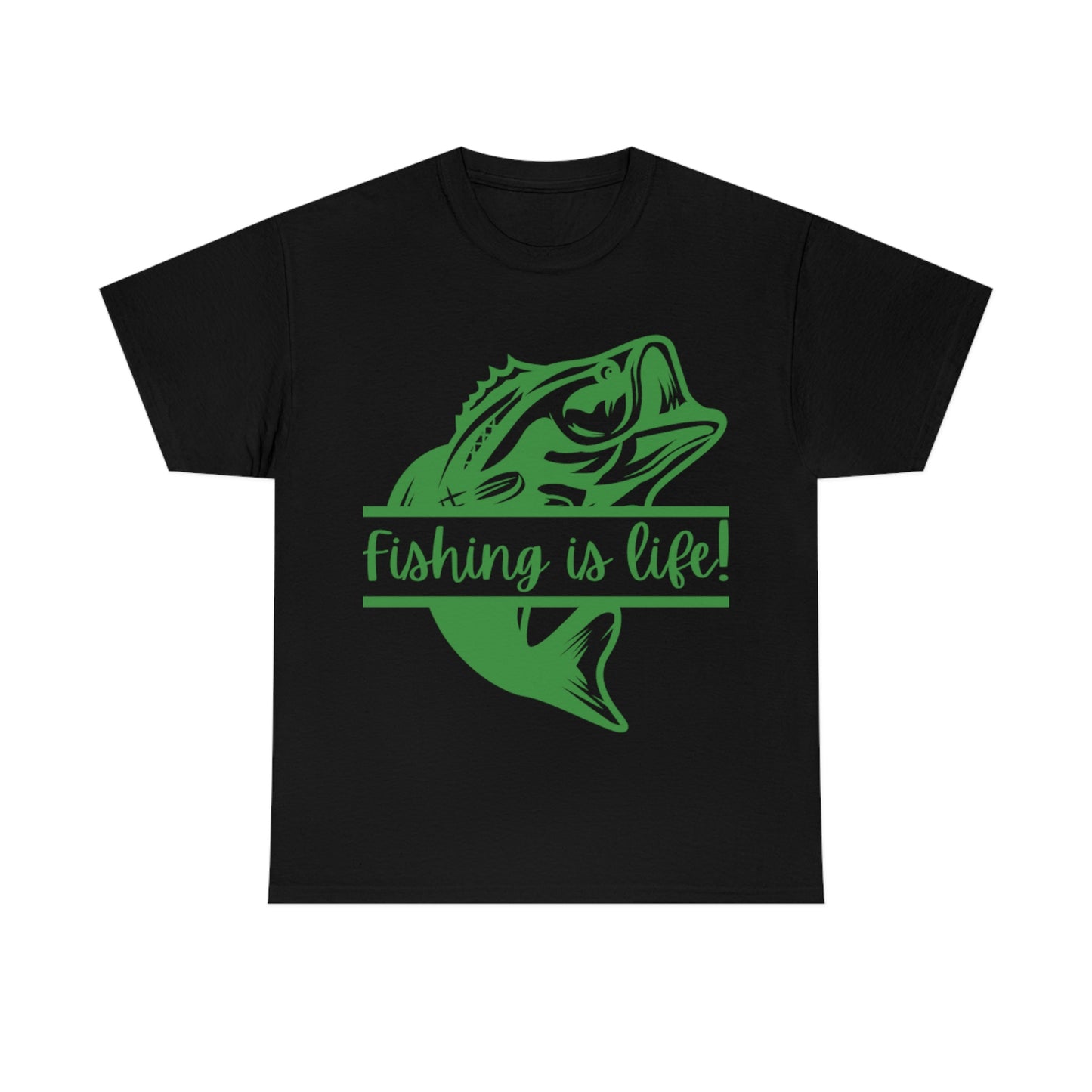 Fishing is Life! Unisex Heavy Cotton Tee