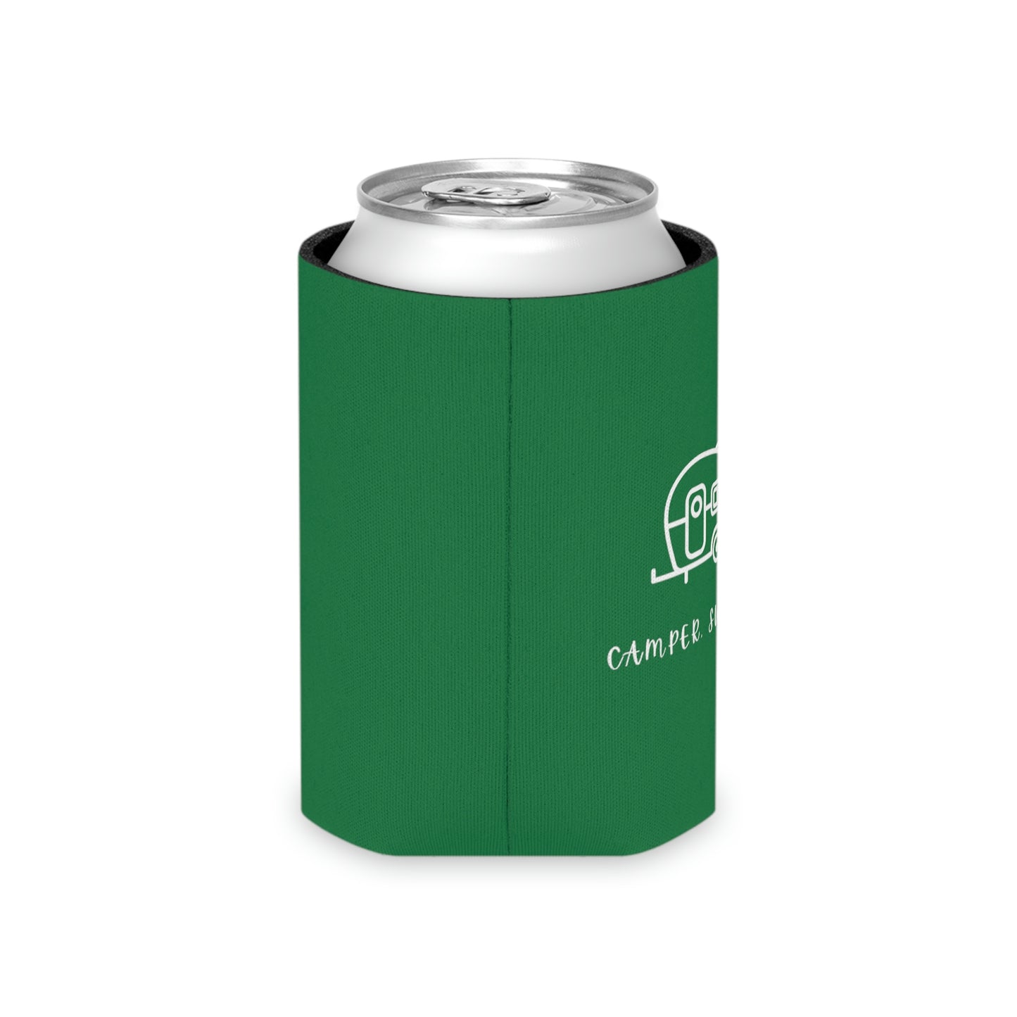 Camper, Sweet Camper Can Cooler, Green