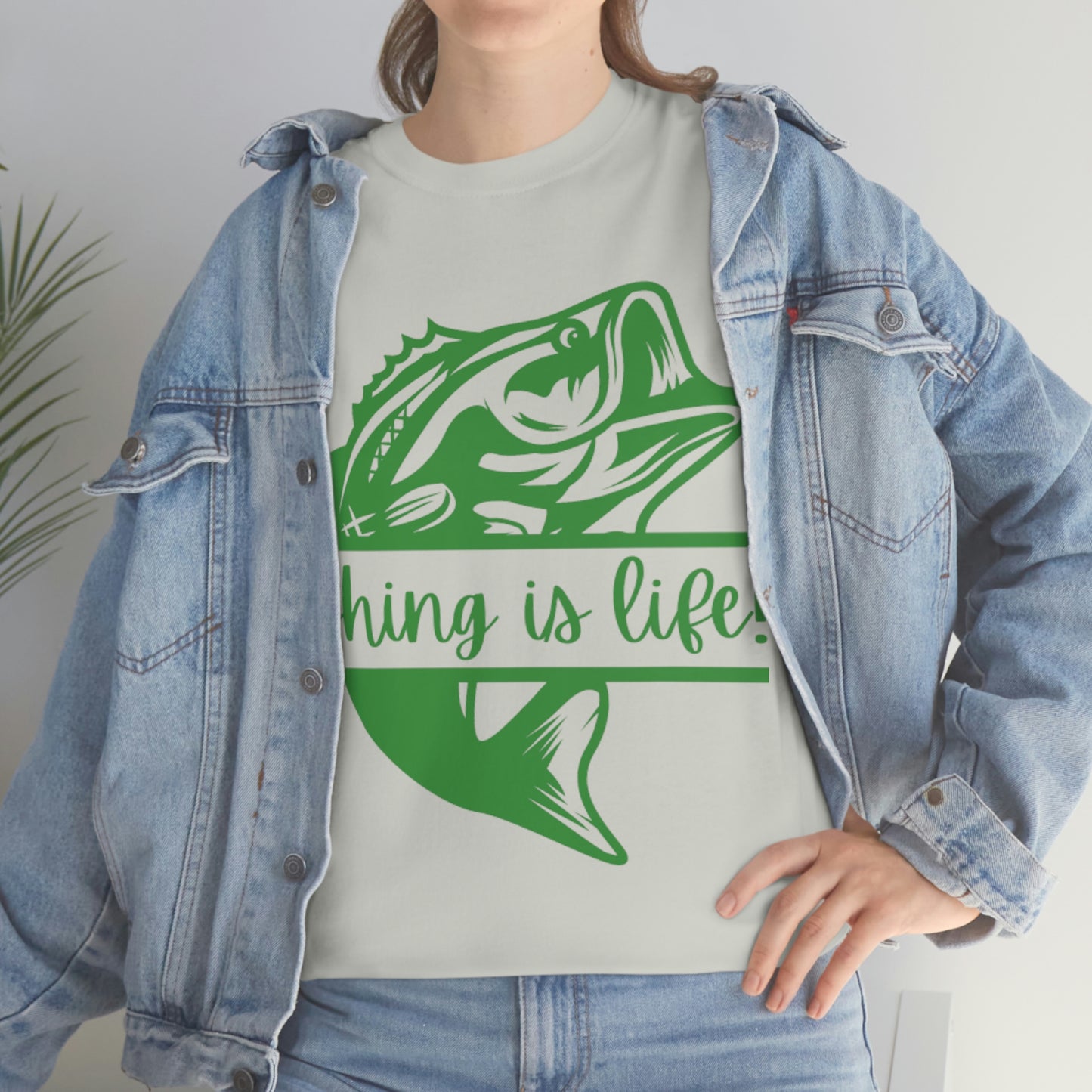 Fishing is Life! Unisex Heavy Cotton Tee