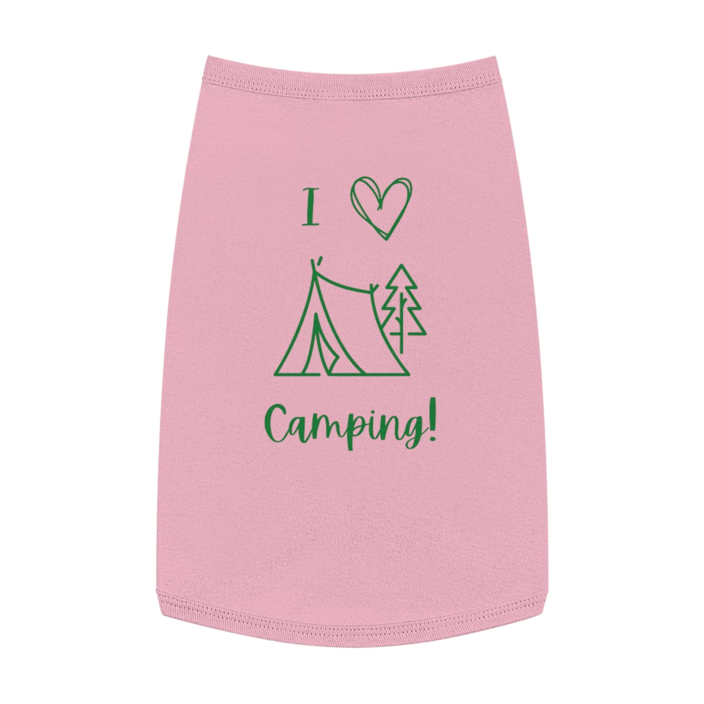 I "Heart" Camping Pet Tank Top